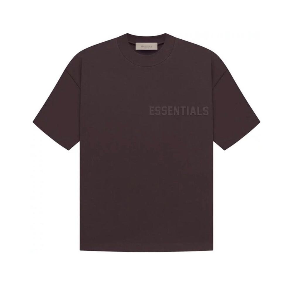 M Fear of God Essentials Tee Plum Short Sleeve Mens New